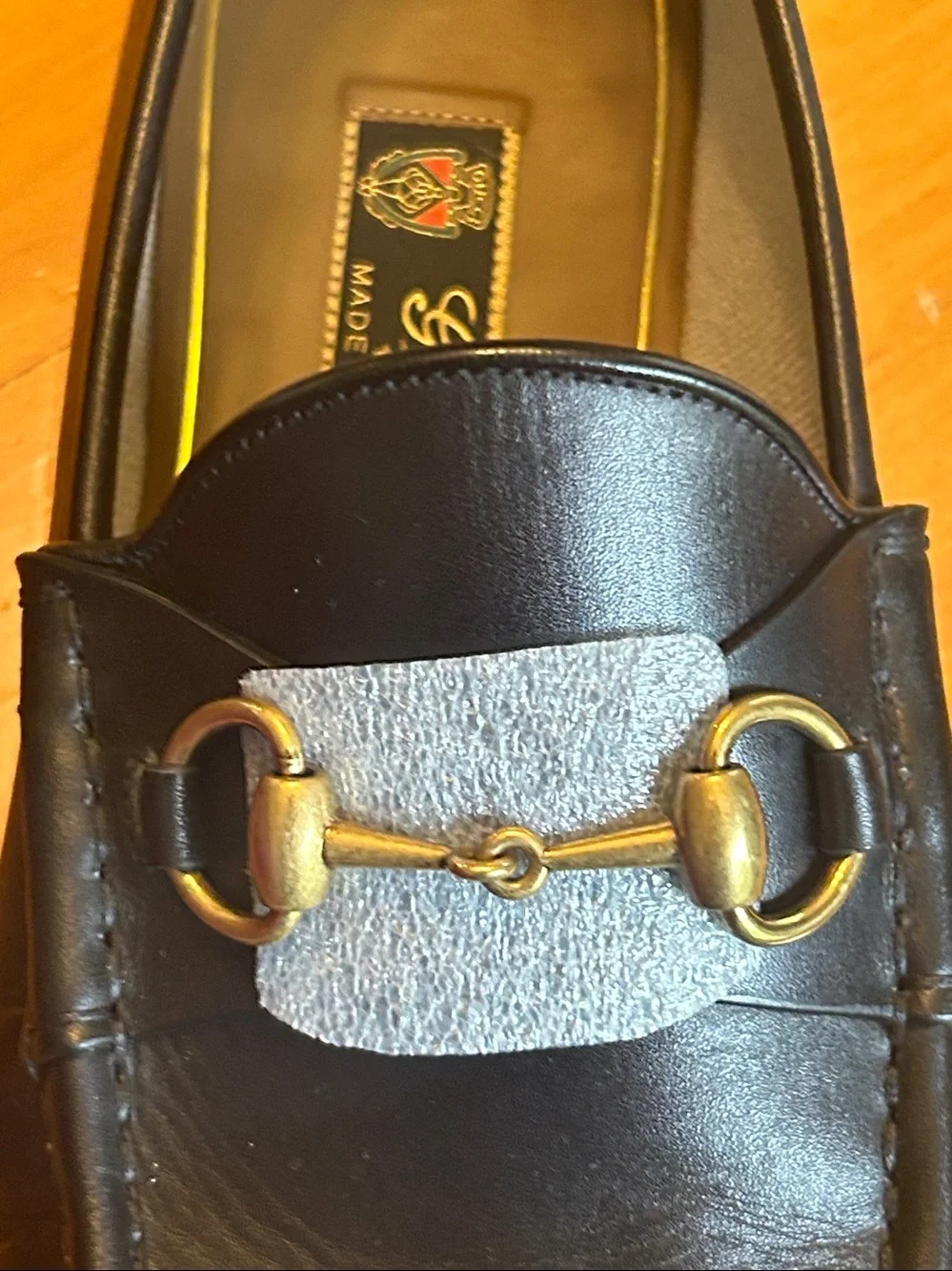 Gucci Authentic Size 9 1/2 Nero Horsebit 1953 Loafer Box Shoe Bags